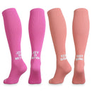 Long Compression Socks Pink - Set of 2