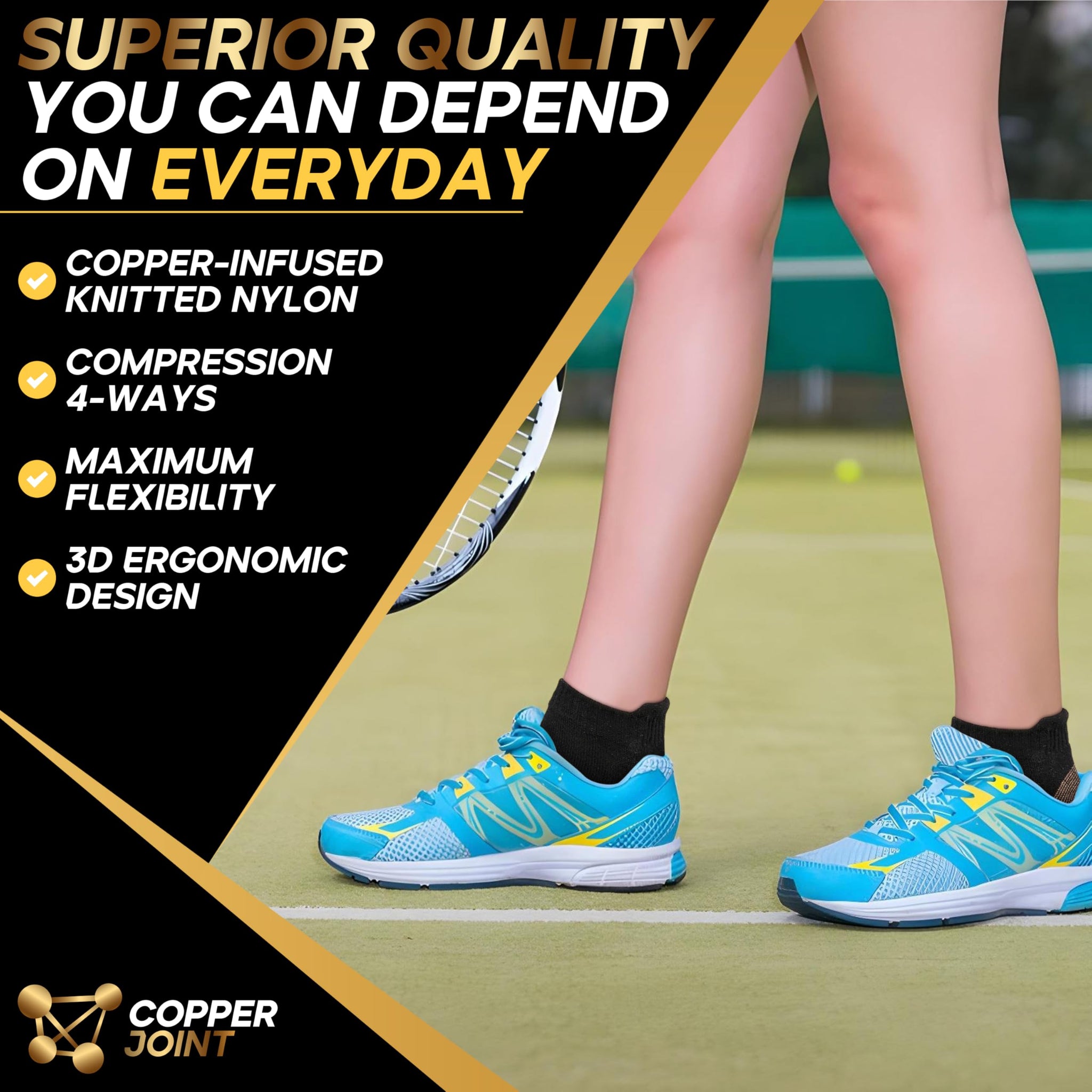 Ankle Cushioned Socks - 3 Pack