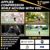 Copper Knee Brace w/ Compression Straps