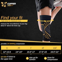 Copper Knee Brace w/ Compression Straps