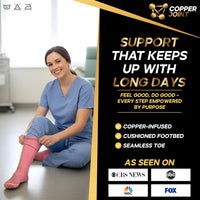 Long Compression Socks Pink - Set of 2