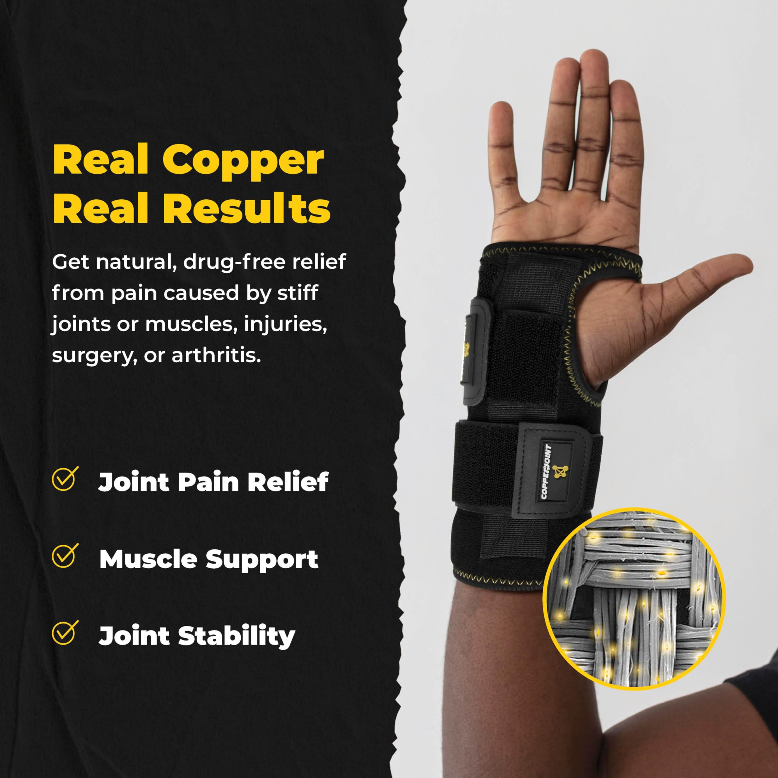 Copper Infused Carpal Tunnel Wrist Brace
