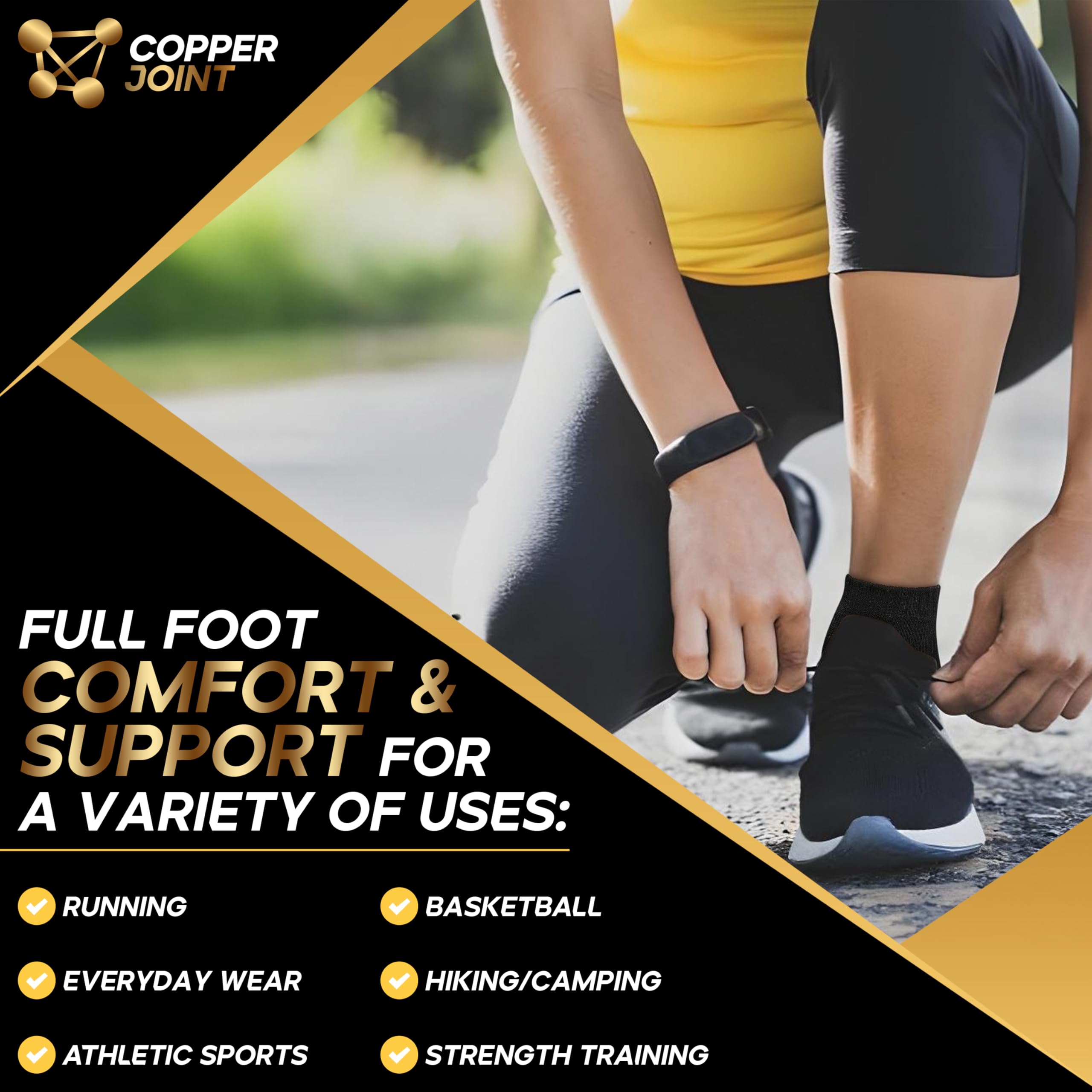 Ankle Cushioned Socks - 3 Pack