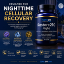 Restore210 Night™ with Urolithin A, Magnesium & Alpha Lipoic Acid Supplement by CORE210