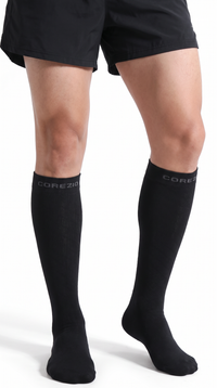 Athletic Cooling Long Compression Socks - 3 Pack