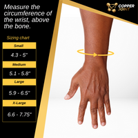 Copper Wrist Compression Band