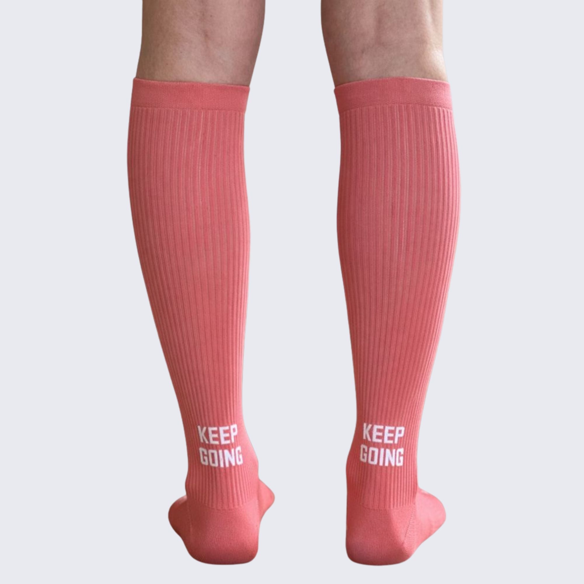 Long Compression Socks Pink - Set of 2