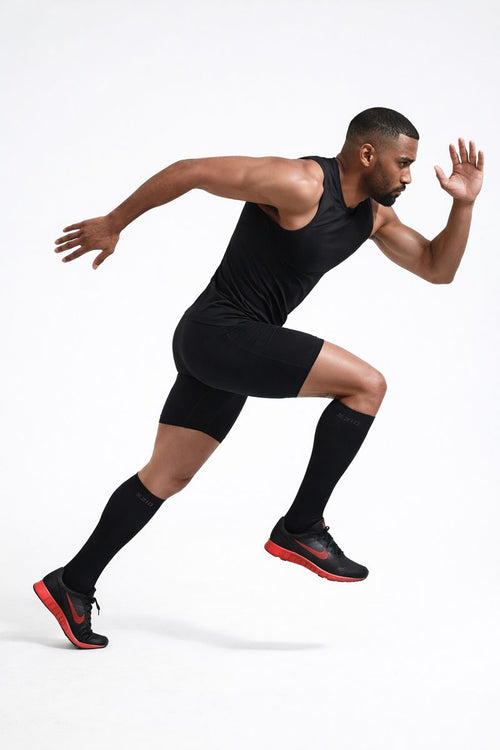 Athletic Cooling Long Compression Socks - 3 Pack