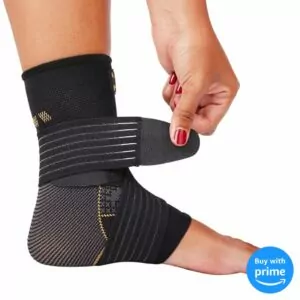 CopperJoint Ankle Sleeve With StrapsProduct Image
